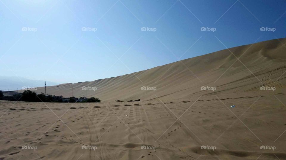 Huacachina, oasis of Ica, Peru, dunes