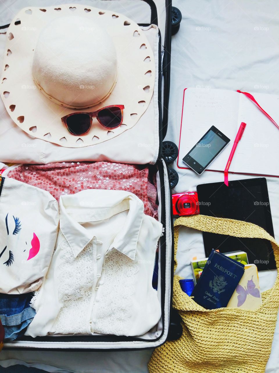 Suitcase for holiday