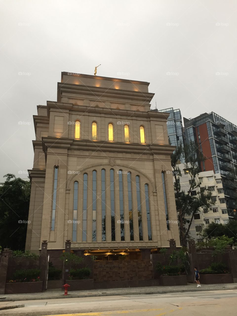 The Church of Jesus Christ of Latter-Day Saints, Hong Kong Temple. Hong Kong, China.