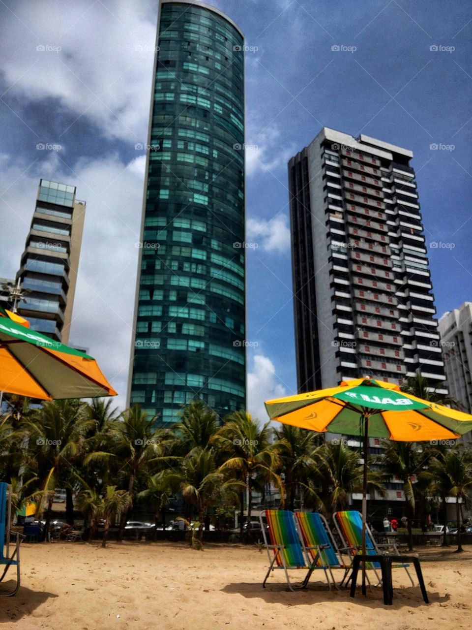 Boa Viagem beach in Recife.