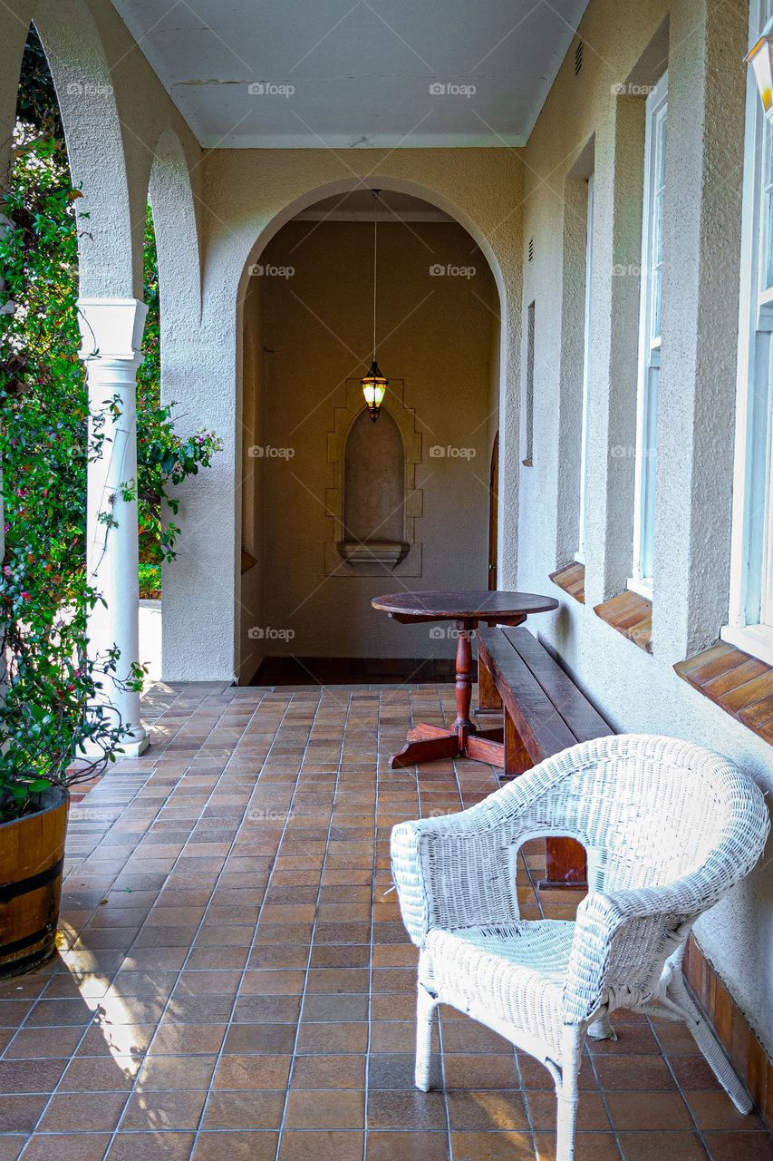 front porch with seating area