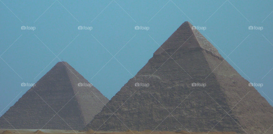 The pyraminds of Giza - Egypt