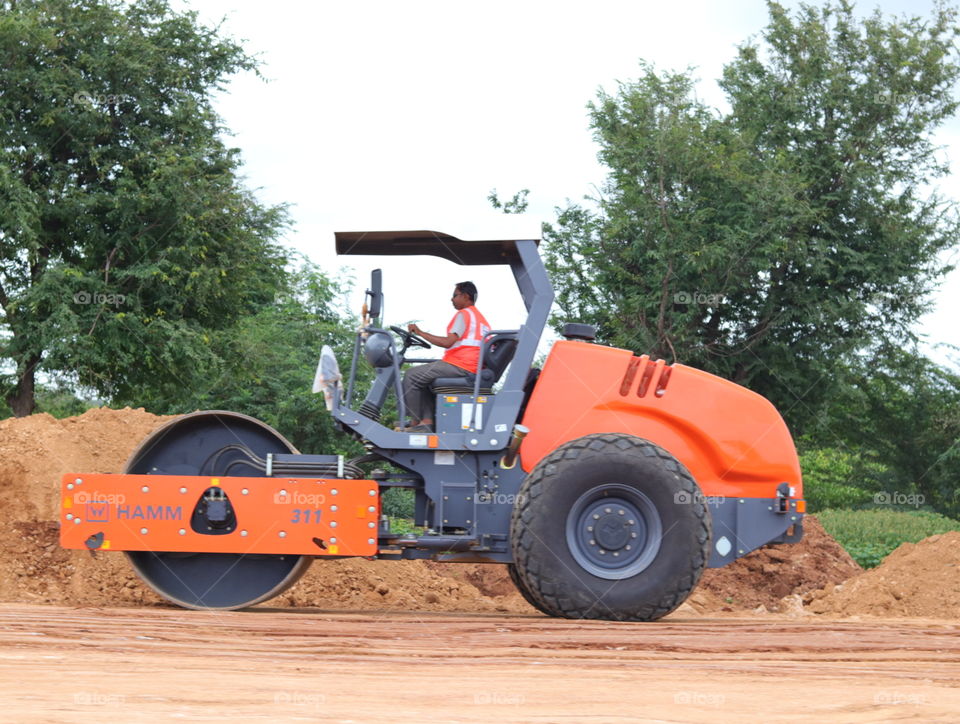 road roller