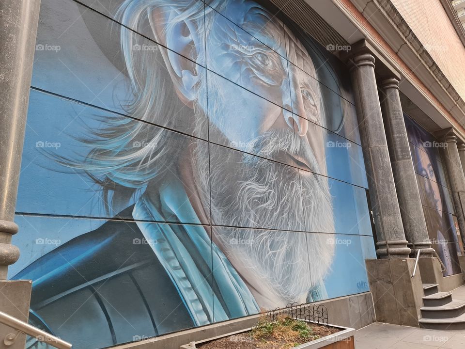 Graffiti artwork in Melbourne CBD Australia