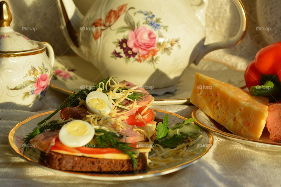 Food, Plate, Meal, Cheese, Breakfast