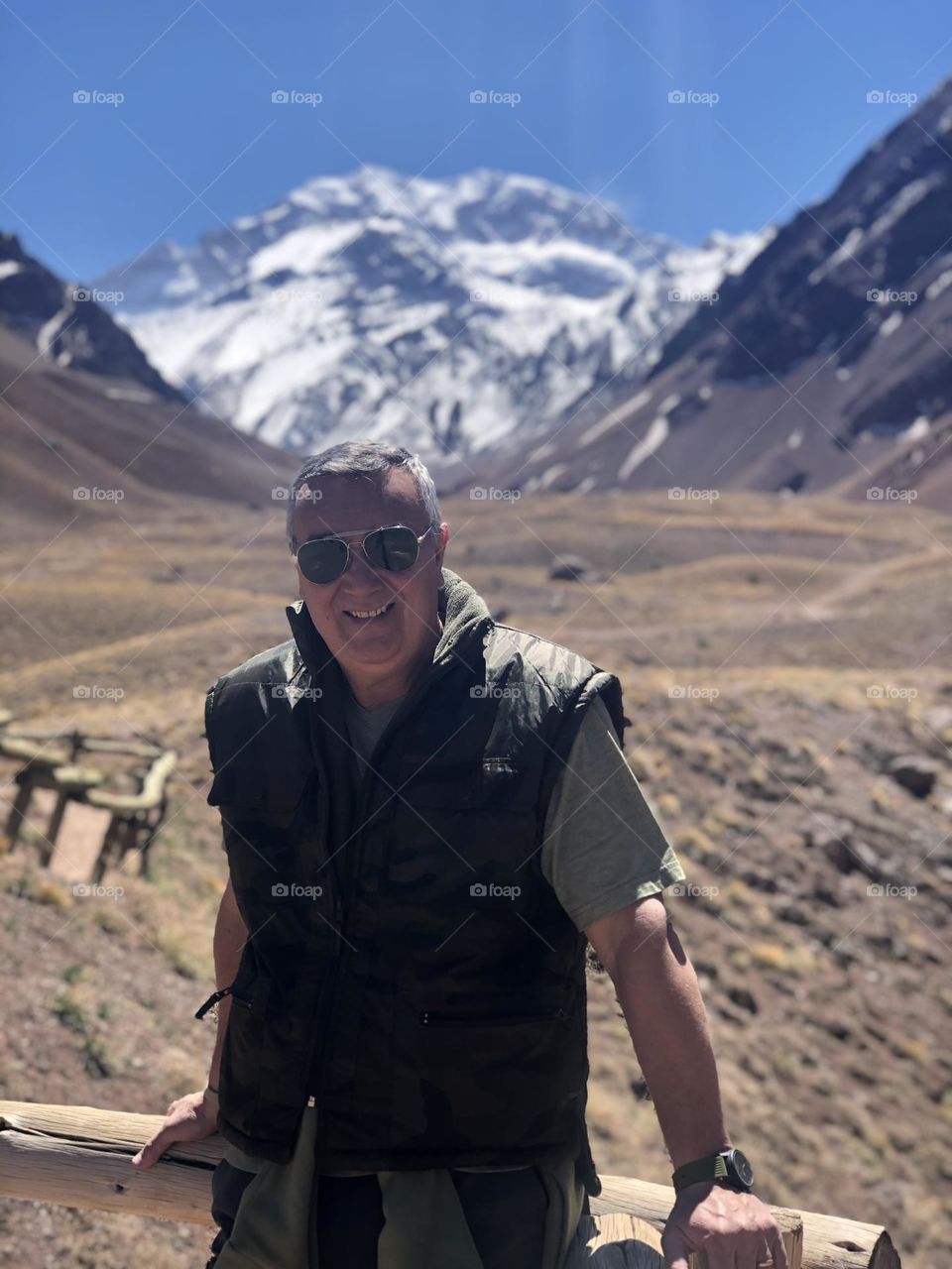 Padre Papá Feliz Día Viajero Aconcagua Paisaje