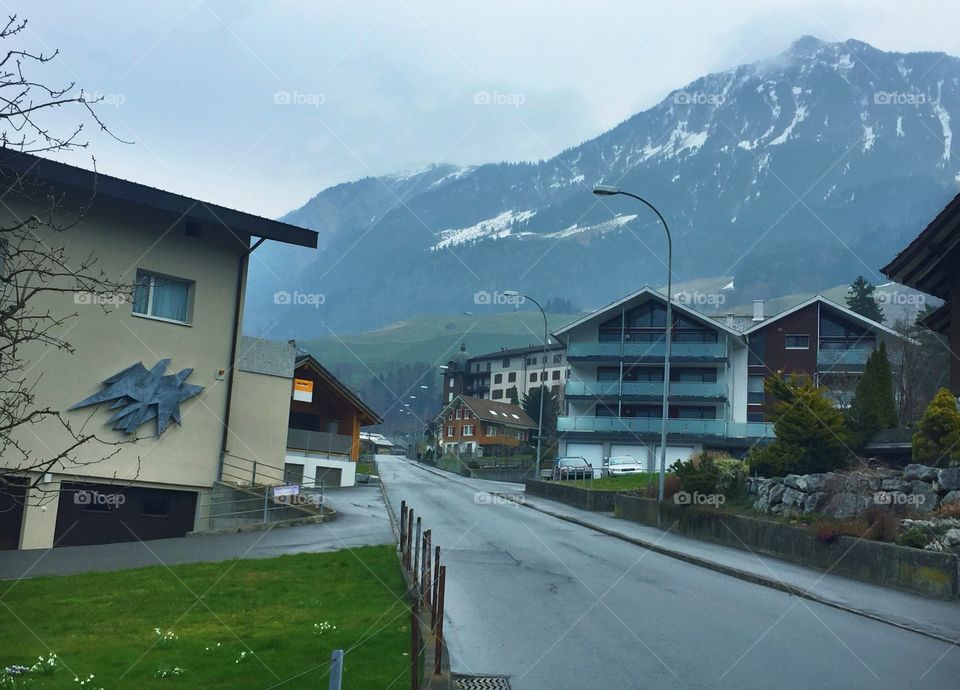 Quaint Idyllic village, Switzerland 