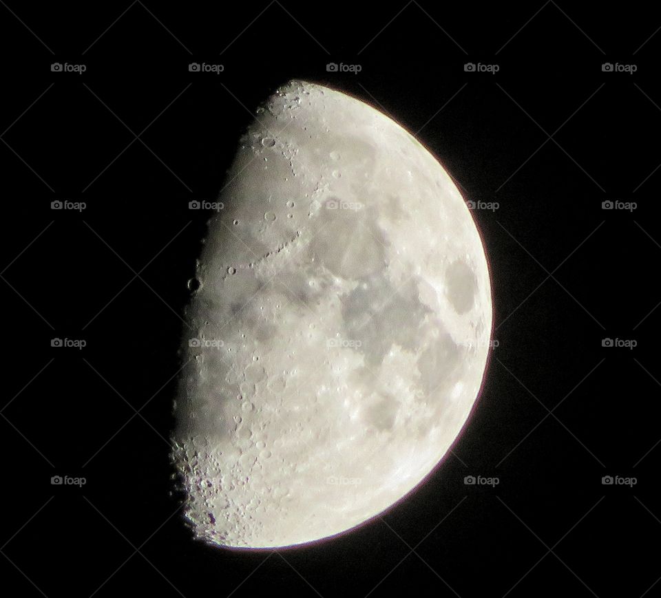 B&W no filtered half moon