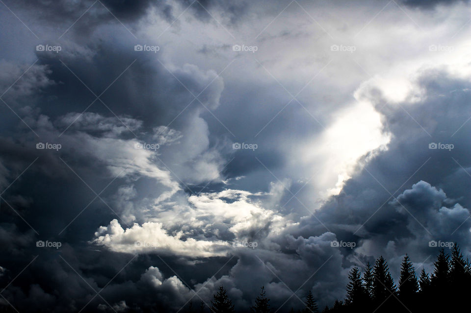 First sign of Autumn on the Canadian Pacific Coast is the storm clouds building over the mountains.  Fall here consists of mostly wind & rain. Beautiful in its own way as shown by these magnificent clouds! 💨