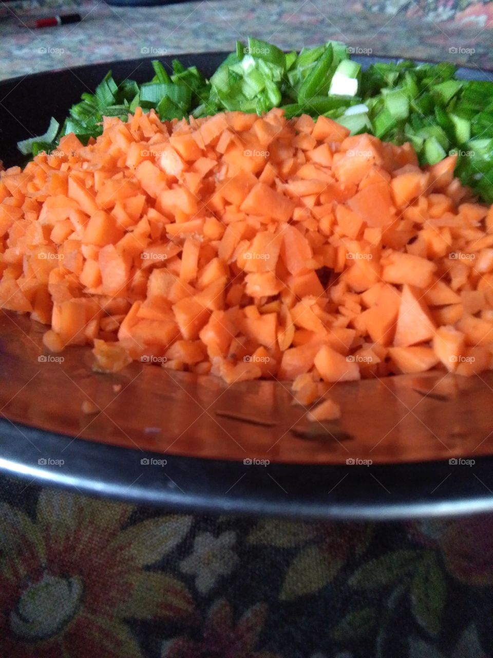Carrots and leeks