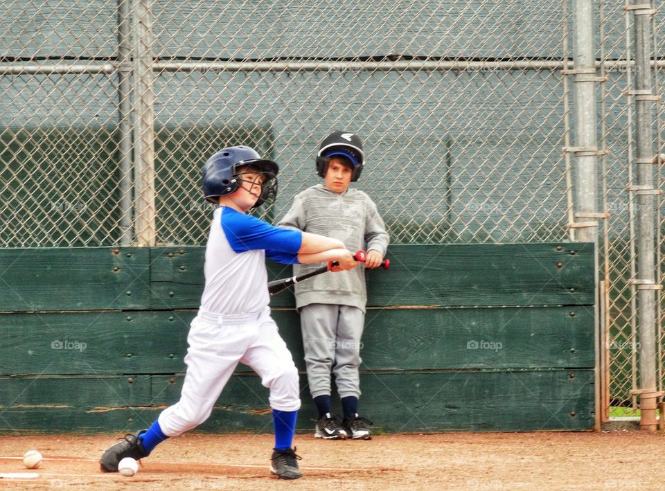 Young Baseball Players