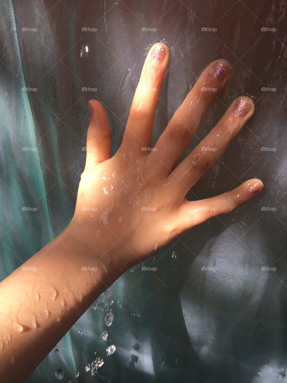 Hands water and light 