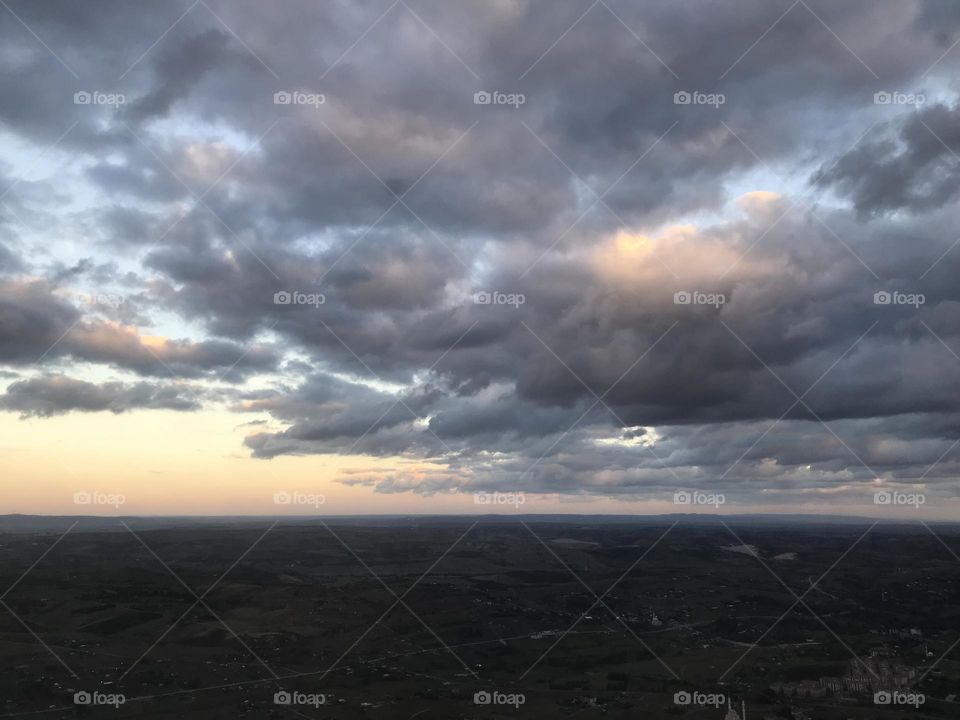The celestial beauty of the skies - clouds like a child's dream - makes us feel extraterrestrial, like angels. Prayers might come true more up here.