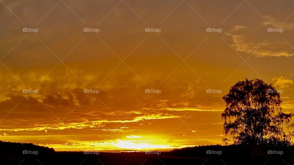 Germany - Stuttgart 20:35 time evening. 