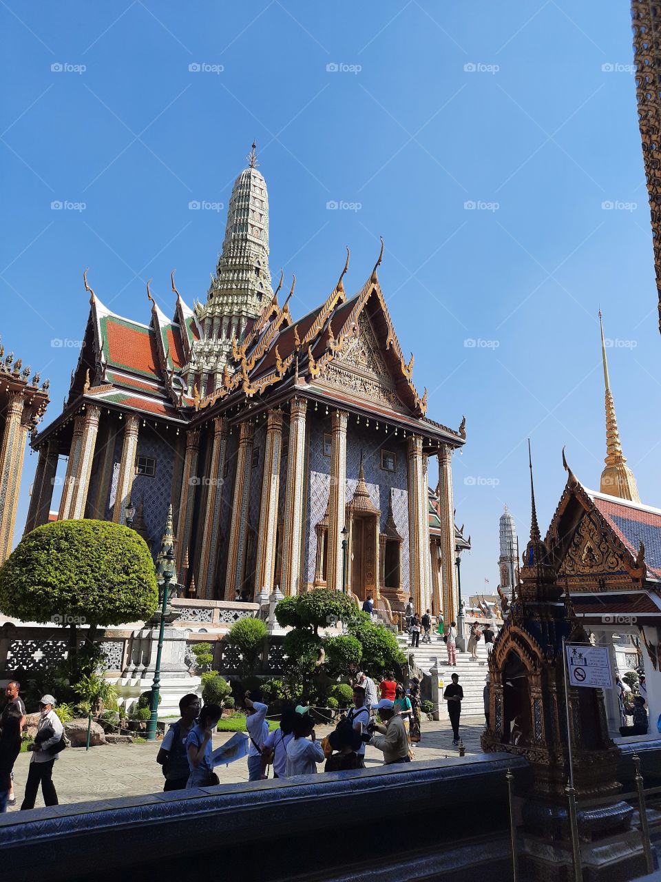 Grand Palace Thailand. Home of the king of Thailand