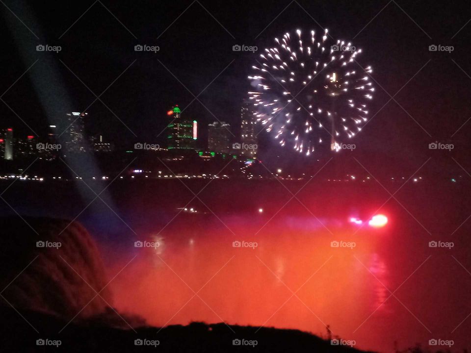 Fireworks at Niagara Falls State Park
