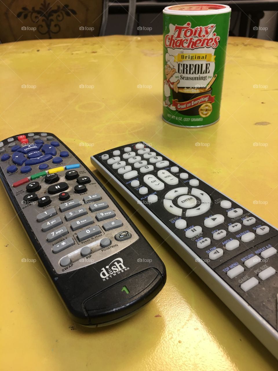 Remotes in break room 