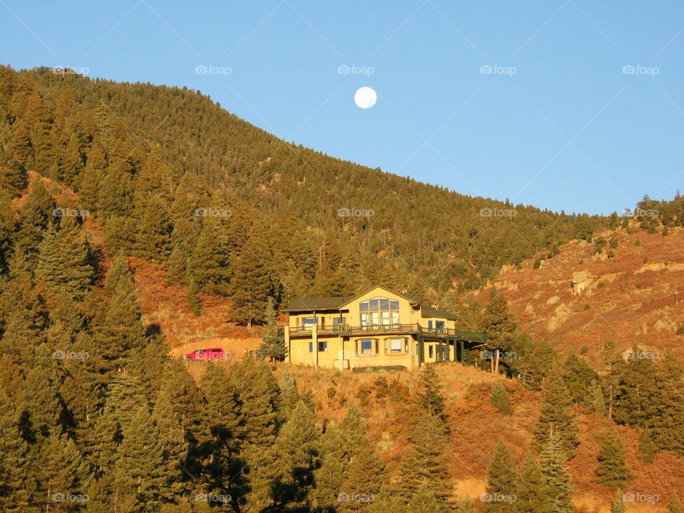 Reach for the Moon. High above Crystal Park 