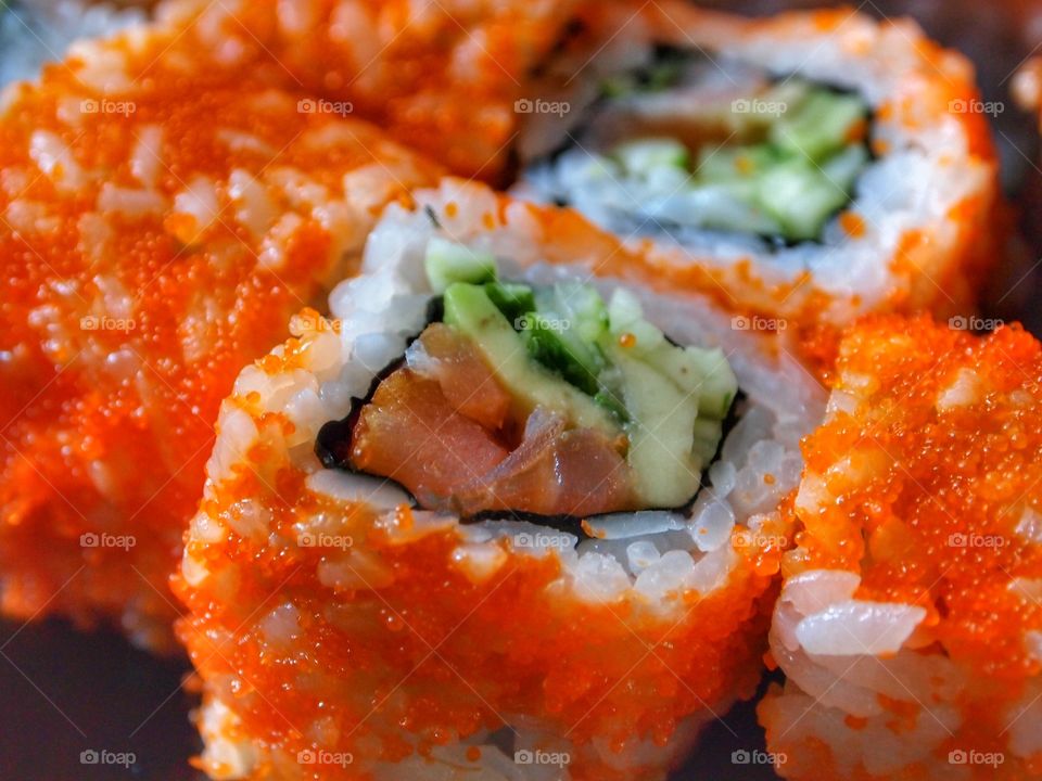 sushi rolls