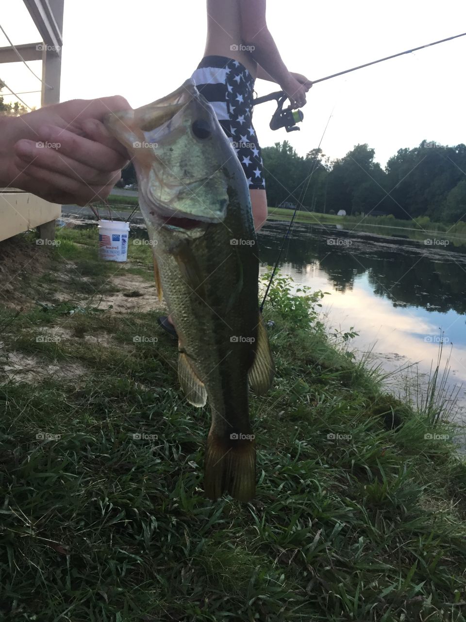 Caught a nice bass