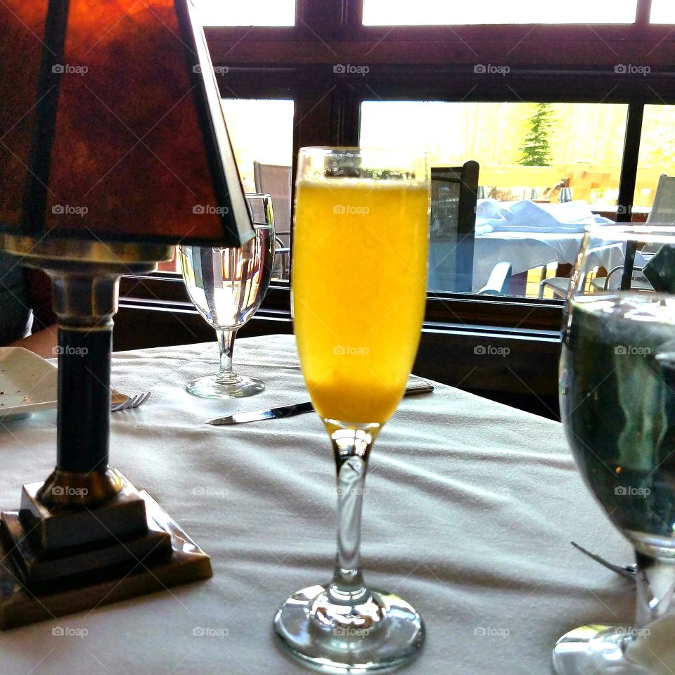 Mother's Day Mimosa at Ruth Chris