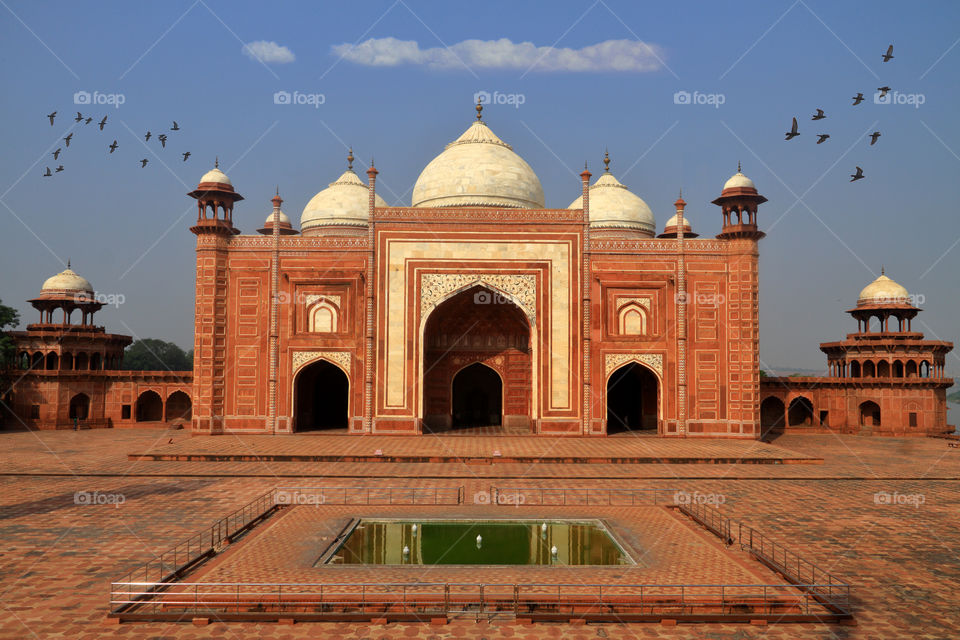 Mausoleum next to the Taj Mahal, Agra, Uttar Pradesh, India