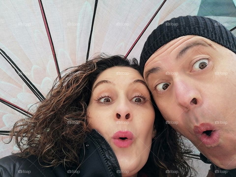 Crazy Couple Selfie