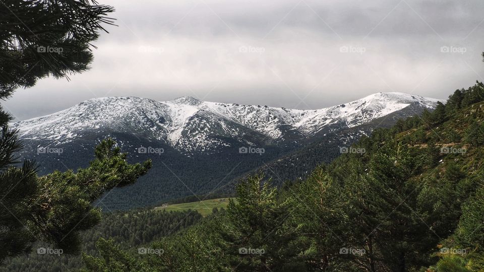 Paisaje, sierra de Madrid
