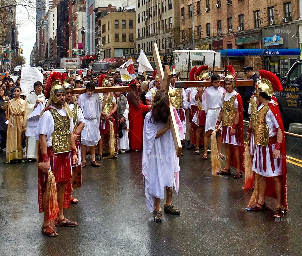 Semana Sancta Good Friday in New York City 