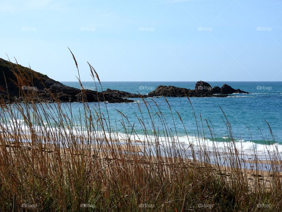 A beach in Brittany