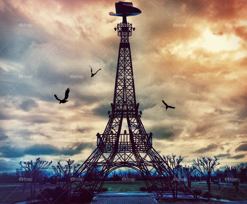 Eiffel tower in Paris, Texas
