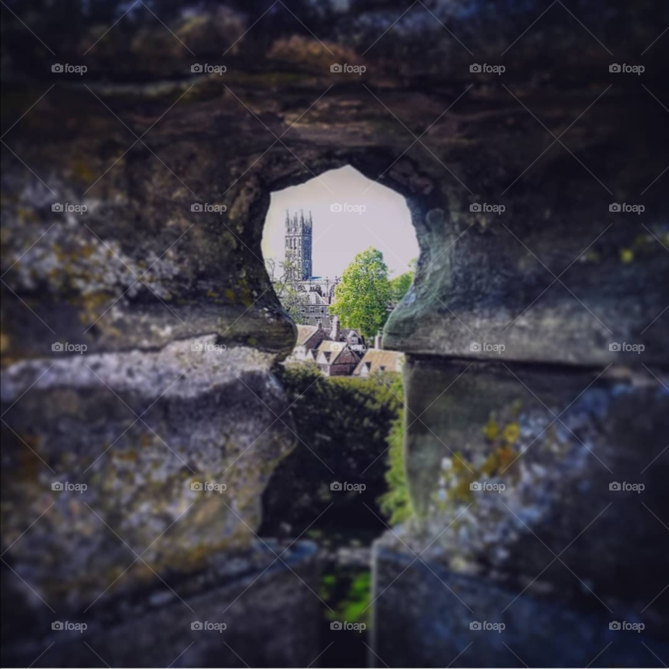 A keyhole view of Warwick Castle