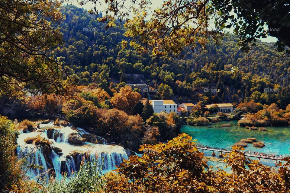 Beautiful Countryside of Croatia Nationalpark 