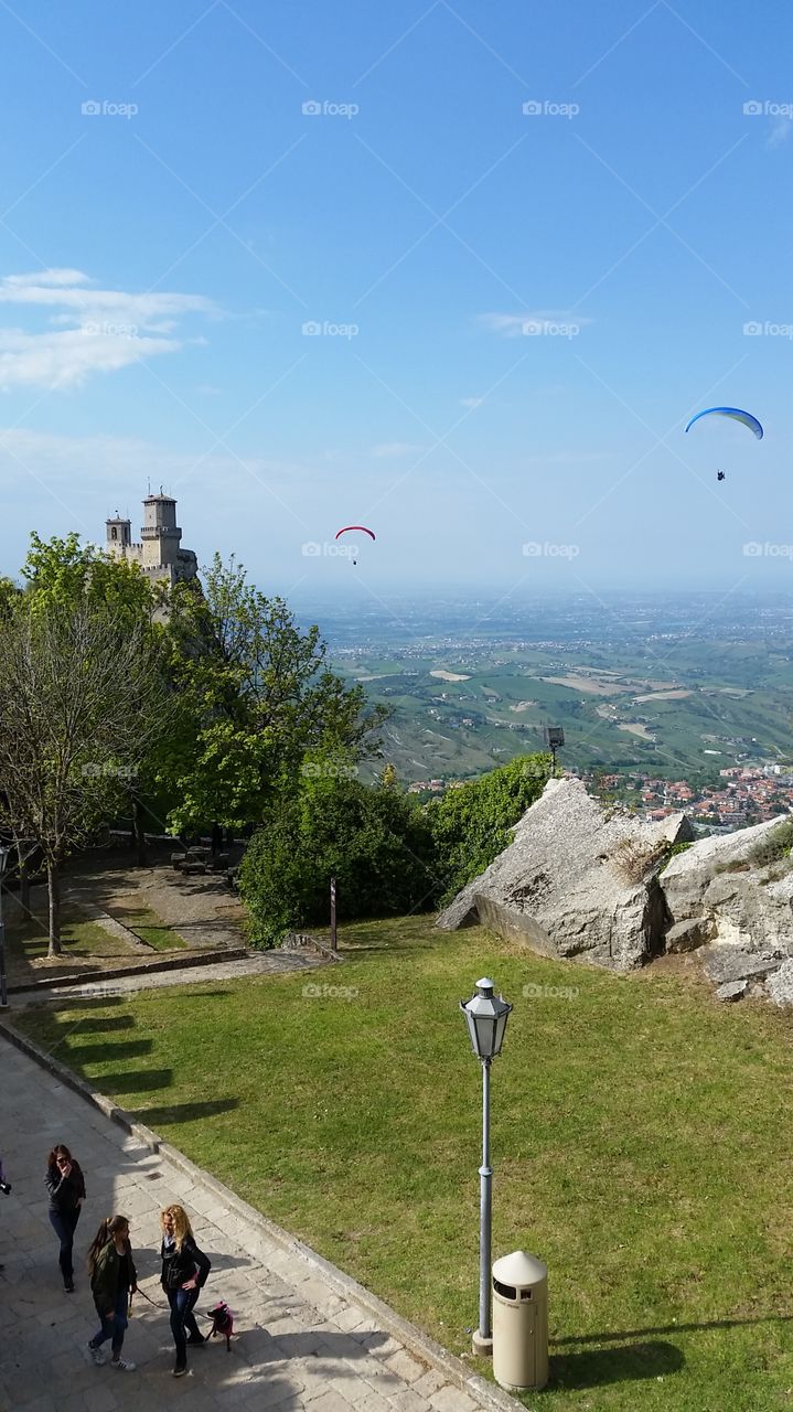 San Marino sky