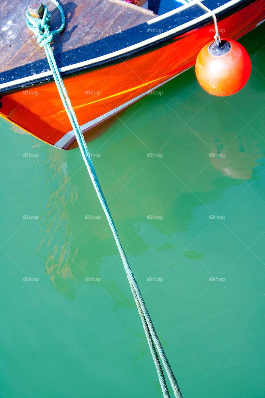 red dorset boat harbour by dannytwotaps