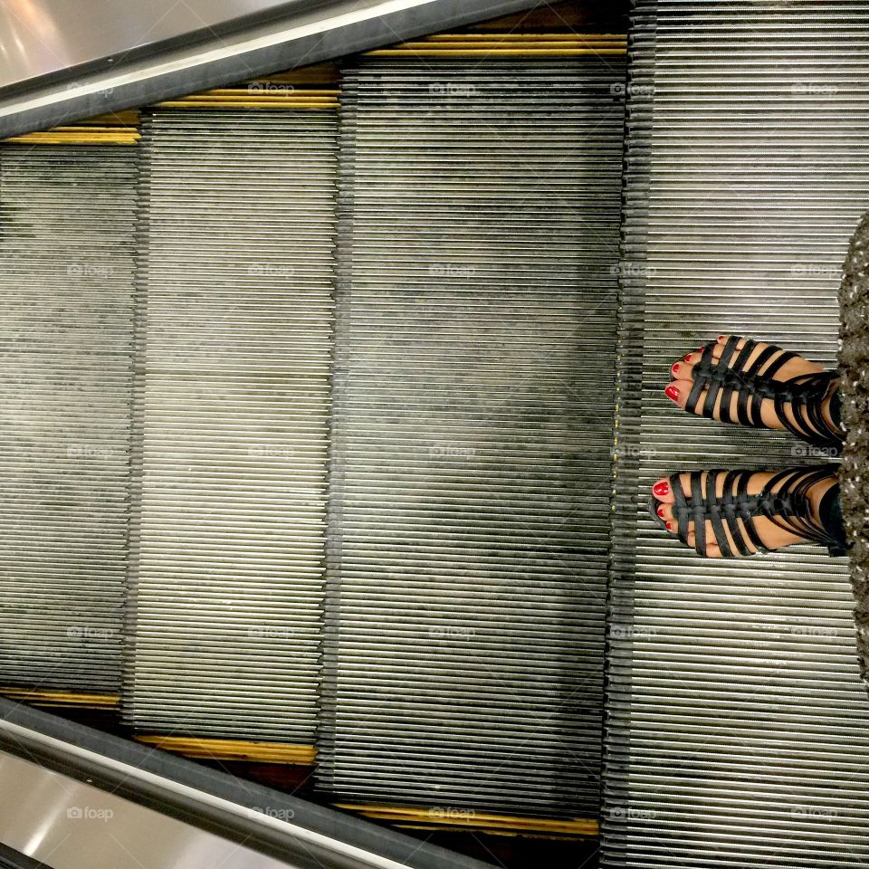 On the escalator