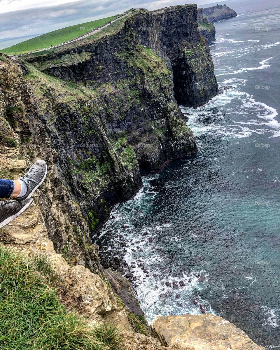 Living Life on the Edge, Cliffs of Moher, Co. Clare, Ireland