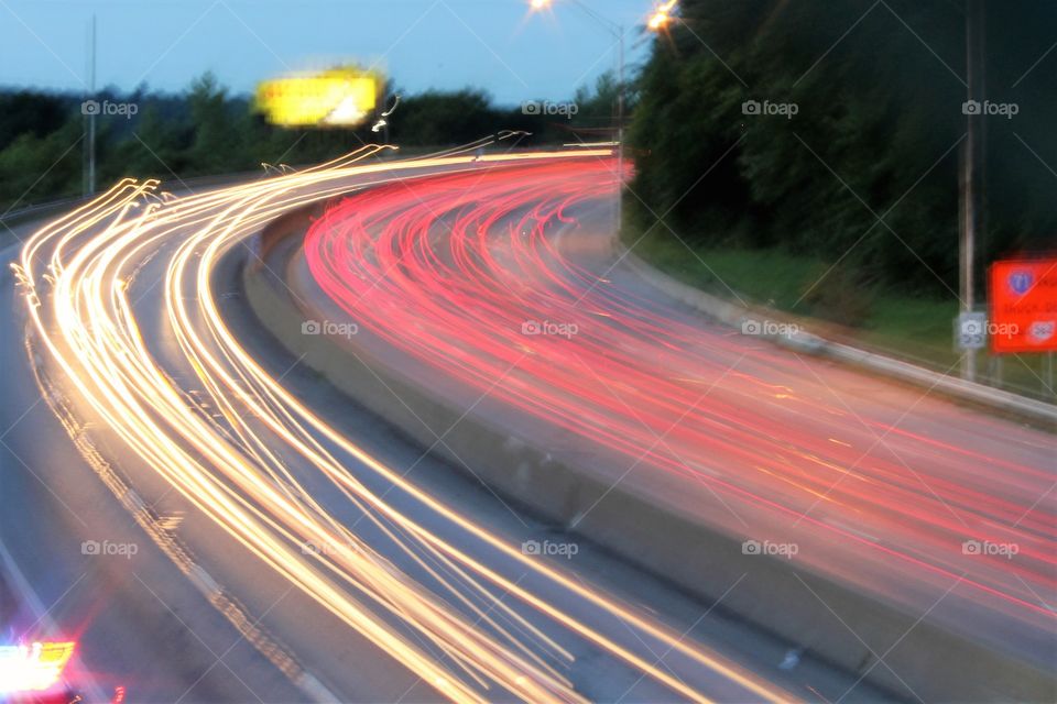Transportation System, Road, Traffic, Blur, Highway