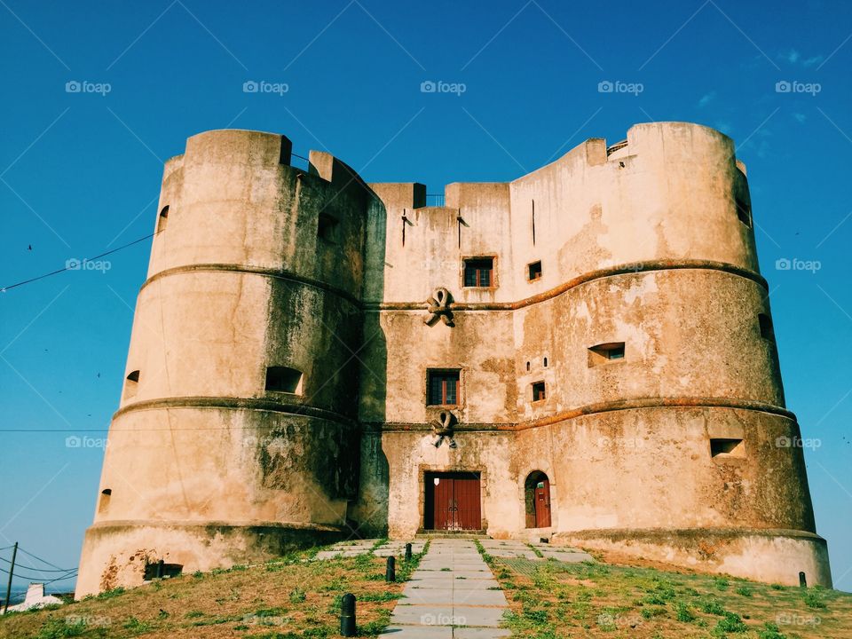 Old castle in Portuguese region of Alentejo 