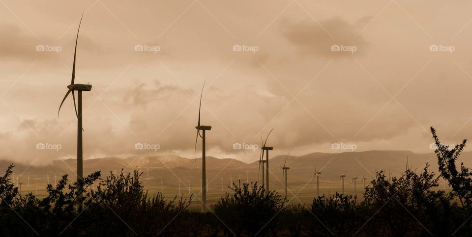 Windmill, Electricity, Wind, Grinder, Landscape