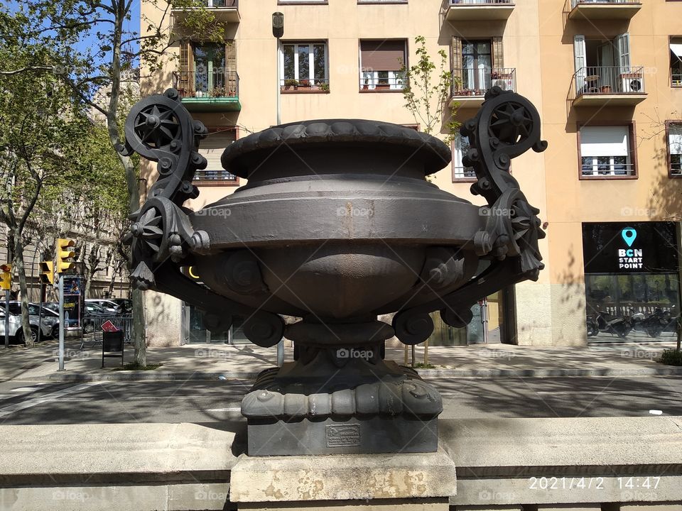 adorno en hierro forjado