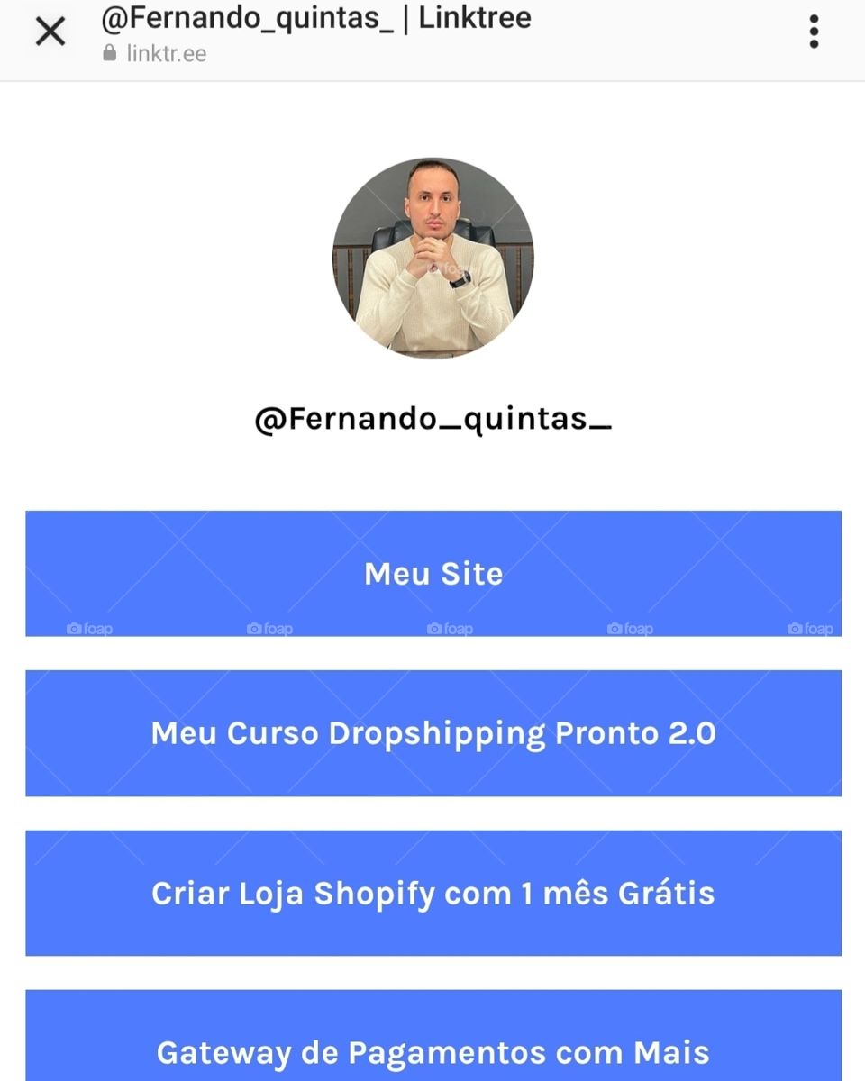 Rede social - profissional em Dropshipping