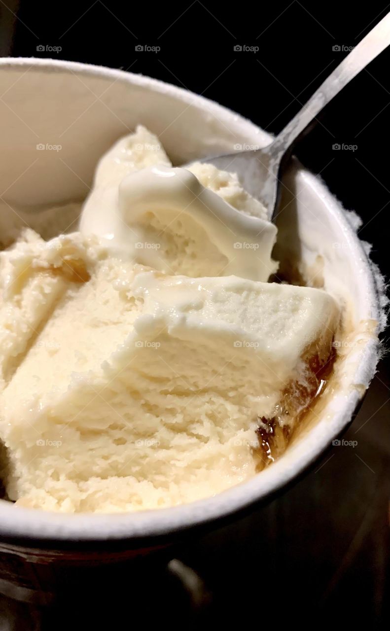 Salted caramel ice cream 