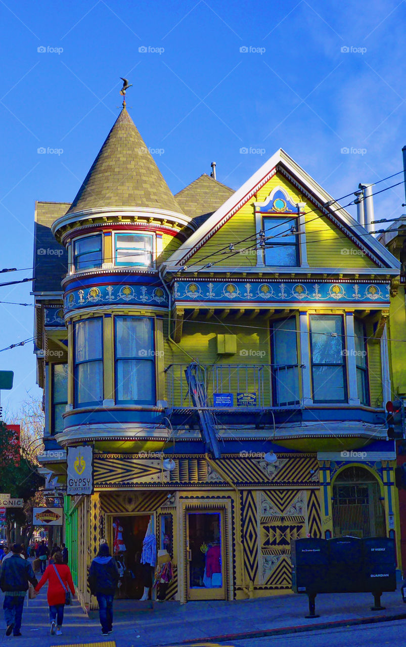 Yellow house, San Francisco