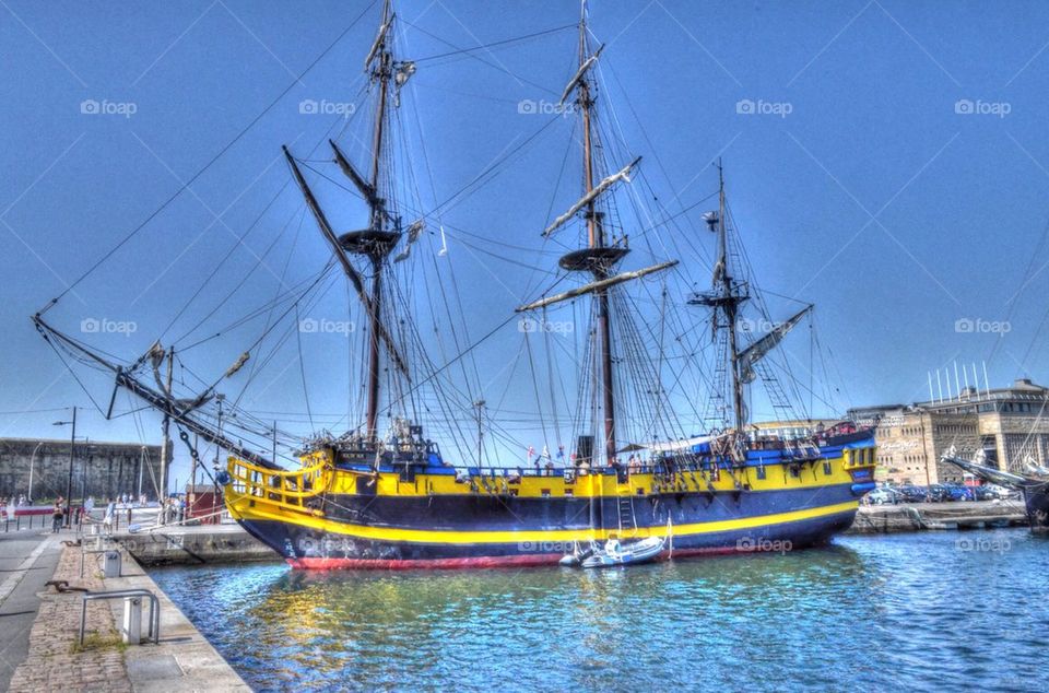 Old Ship Saint Malo France