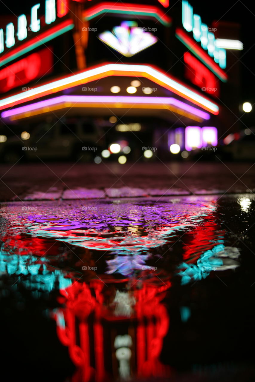 Neon Reflections