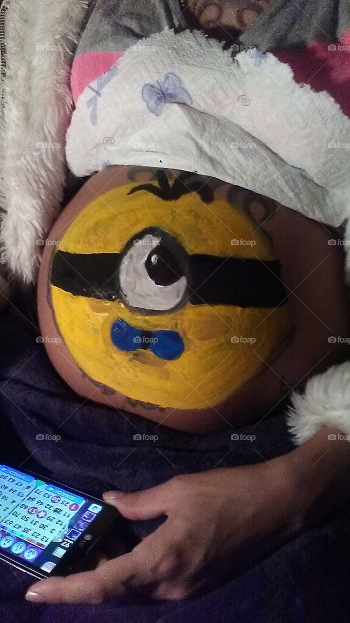 Minion Baby Bump