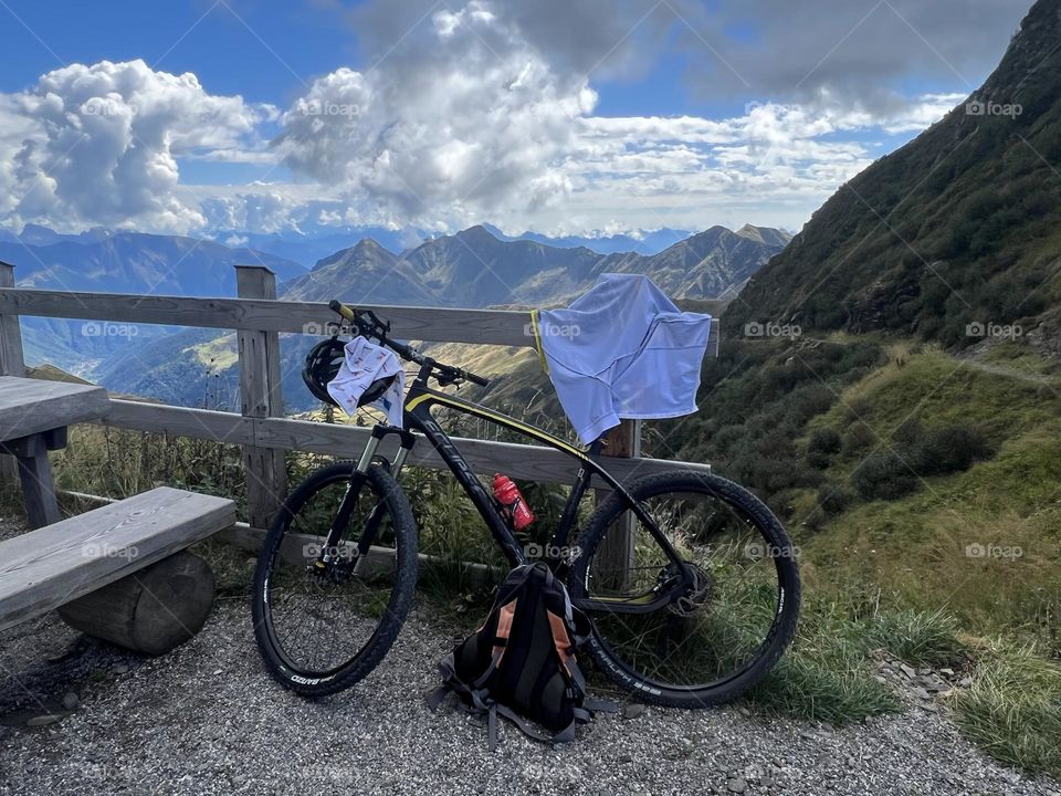 Biking at the Dolomites, Italy