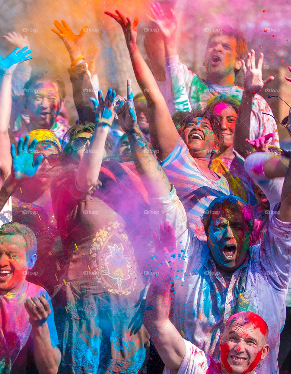 Colorful Holi in DC