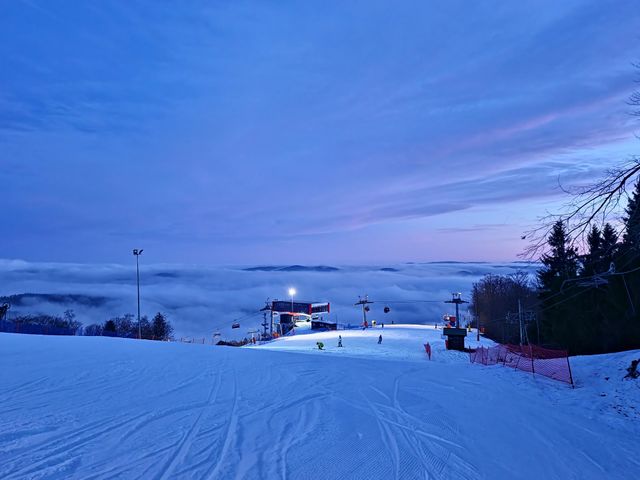 Polish mountain dusk
